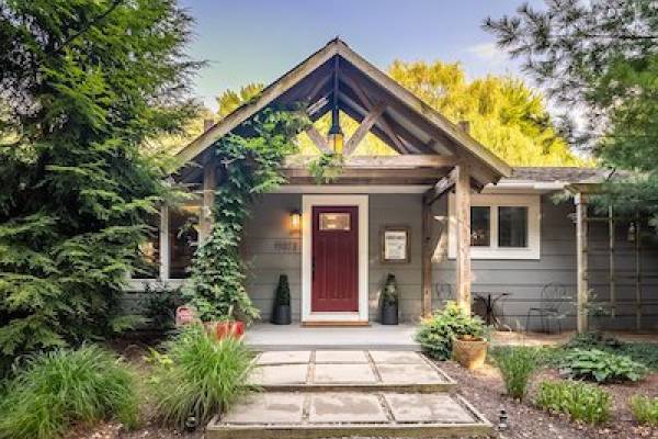exterior of home vacation rental