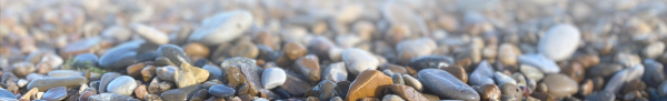 close up of pebbles on a lakeshore
